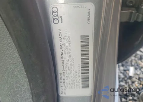 2013 Audi A7 Prestige from USA, damaged, VIN WAU2GAFC0DN065061
